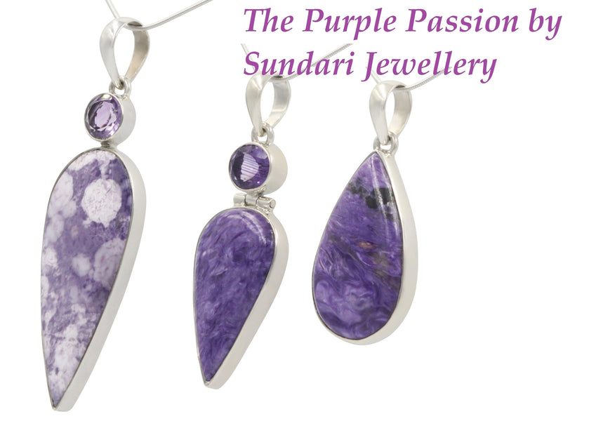 Purple Passion with a stunning Tiffany and Amethyst Stone.