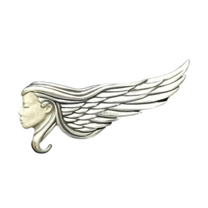 Timeless Classics Winged Face Brooch