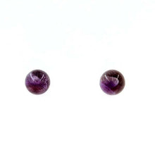 Load image into Gallery viewer, Sundari sterling silver stud earrings with a Crystal bead
