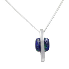 Load image into Gallery viewer, Laps Lazuli Square Pendant
