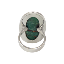 Load image into Gallery viewer, Long Oval chrysoprase Sterling Silver Ring
