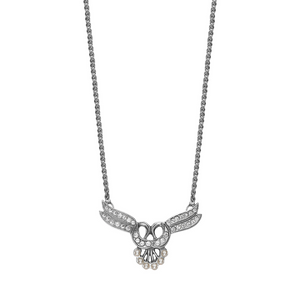 Timeless Classics Victoriana Pearl Winged Necklace