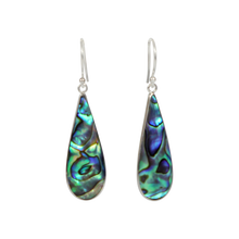 Load image into Gallery viewer, Classically beautiful teardrop earrings with sterling silver
