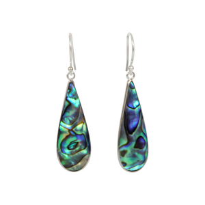 Classically beautiful teardrop earrings with sterling silver