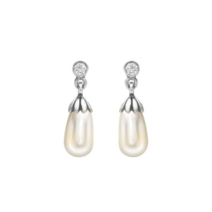 Timeless Classics Art Deco Pearl Earrings