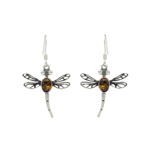 Ember Dragonfly Earrings