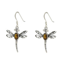 Load image into Gallery viewer, Ember Dragonfly Earrings
