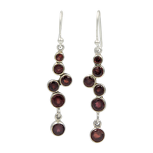 Load image into Gallery viewer, A modern and elegant multi stone Earring.
