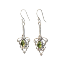 Load image into Gallery viewer, Sundari Timeless Classic Drop Earring with a Beautiful Cabochone
