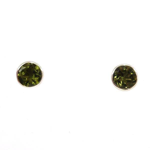 Earrings Peridot Green