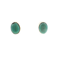 Load image into Gallery viewer, Oval Shaped Cabochon Stud Earring
