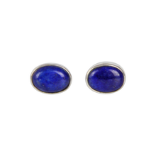 Load image into Gallery viewer, Oval Shaped Cabochon Stud Earring
