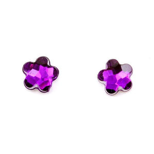 Stud earrings Coloured Cubic Zirconia