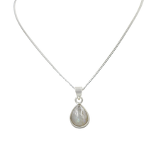 Load image into Gallery viewer, A Stunning large teardrop cabochon gemstone pendant set on a deep bezel setting
