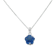Load image into Gallery viewer, Star shape pendant Blue Topaz Zirconia
