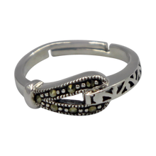 Load image into Gallery viewer, Split Shank Marcasite Ring
