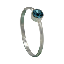 Load image into Gallery viewer, Simple Cubic Zirconia small stone extra thin Ring. Available in multiple colours.
