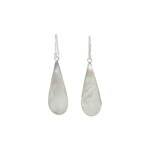 Classically beautiful teardrop earrings with sterling silver